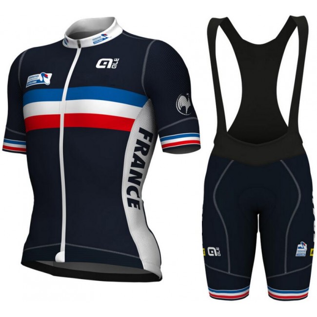 Frengh national 2018 Fahrradbekleidung Radtrikot Satz Kurzarm+Kurz Trägerhose ZFDZM Frengh national 2018 Fahrradbekleidung Radtrikot Satz Kurzarm+Kurz Trägerhose ZFDZM