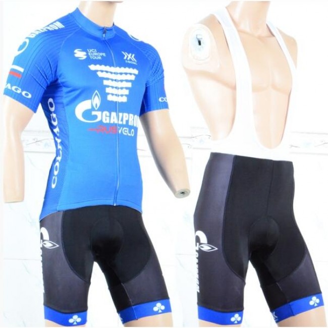 Gazprom-Rusvelo 2018 Fahrradbekleidung Satz Fahrradtrikot Kurzarm Trikot und Kurz Trägerhose 6W1CJ Gazprom-Rusvelo 2018 Fahrradbekleidung Satz Fahrradtrikot Kurzarm Trikot und Kurz Trägerhose 6W1CJ