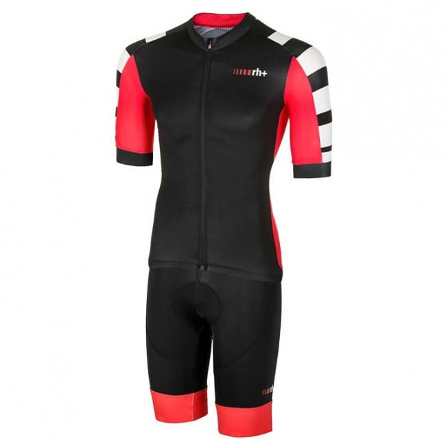 RH+ Stratos Fahrradbekleidung Radtrikot Satz Kurzarm+Kurz Trägerhose 9QTRR RH+ Stratos Fahrradbekleidung Radtrikot Satz Kurzarm+Kurz Trägerhose 9QTRR