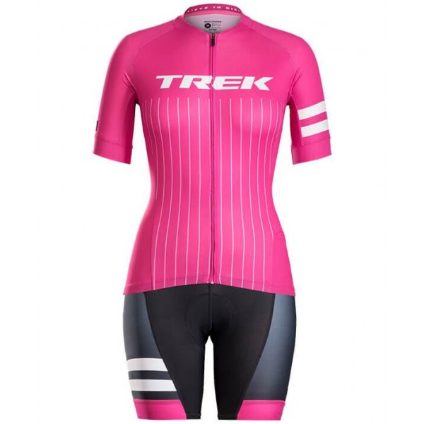 BONTRAGER Anara pink Damen Fahrradbekleidung Radteamtrikot Kurzarm+Kurz Radhose 42F8L BONTRAGER Anara pink Damen Fahrradbekleidung Radteamtrikot Kurzarm+Kurz Radhose 42F8L