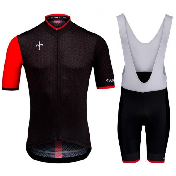 Wilier GRINTA Schwarz Fahrradbekleidung Radtrikot Satz Kurzarm+Kurz Trägerhose PXXUH Wilier GRINTA Schwarz Fahrradbekleidung Radtrikot Satz Kurzarm+Kurz Trägerhose PXXUH