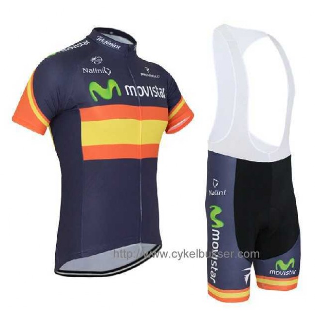 Movistar Teams Spagna Fahrradbekleidung Radteamtrikot Kurzarm+Kurz Radhose Kaufen PB4WC Movistar Teams Spagna Fahrradbekleidung Radteamtrikot Kurzarm+Kurz Radhose Kaufen PB4WC