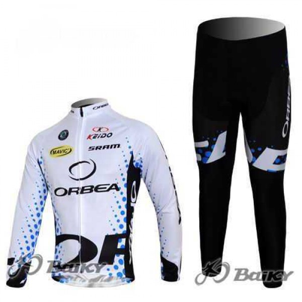 Orbea Pro Team Fahrradbekleidung Radtrikot Langarm+Lang Trägerhose weiß 6QNJT Orbea Pro Team Fahrradbekleidung Radtrikot Langarm+Lang Trägerhose weiß 6QNJT