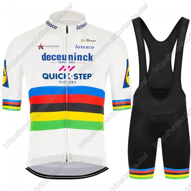 Deceuninck quick step 2021 UCI World Champion Fahrradbekleidung Radteamtrikot Kurzarm+Kurz Radhose Kaufen MJFUT Deceuninck quick step 2021 UCI World Champion Fahrradbekleidung Radteamtrikot Kurzarm+Kurz Radhose Kaufen MJFUT