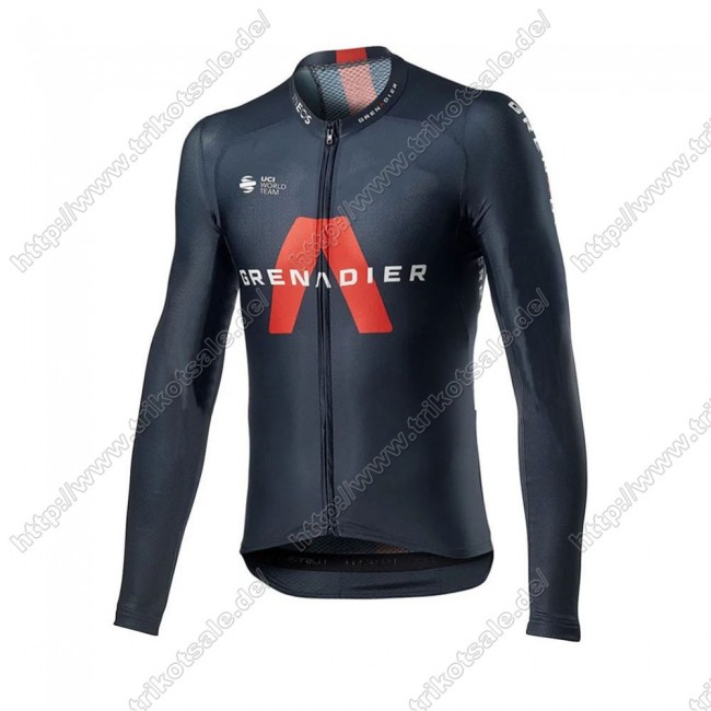 Team INEOS Grenadier 2021 Fahrradbekleidung Radtrikot Langarm EGHTM Team INEOS Grenadier 2021 Fahrradbekleidung Radtrikot Langarm EGHTM