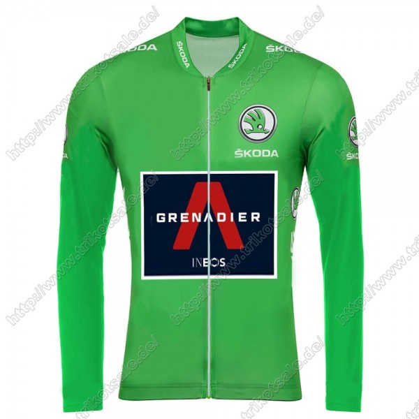 Team INEOS Grenadier Tour De France 2021 Herren Fahrradbekleidung Radtrikot Langarm Green XSKHI Team INEOS Grenadier Tour De France 2021 Herren Fahrradbekleidung Radtrikot Langarm Green XSKHI