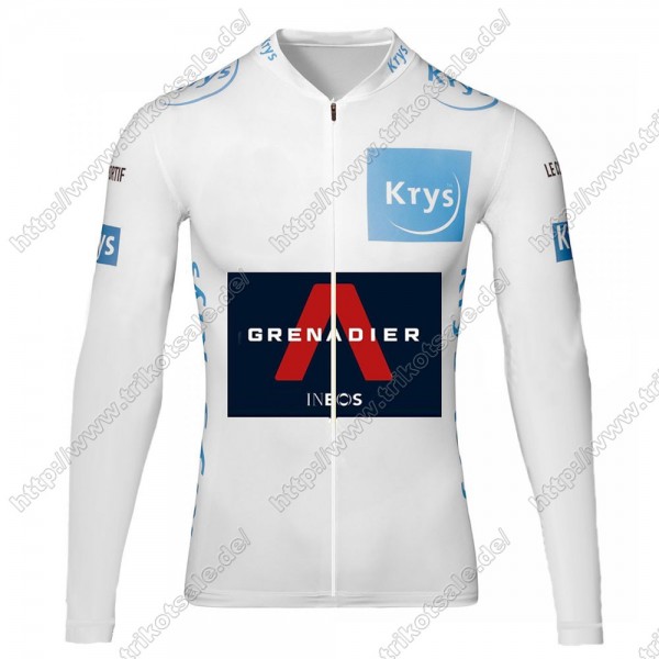 Team INEOS Grenadier Tour De France 2021 Herren Fahrradbekleidung Radtrikot Langarm+Lang Trägerhose White OZJYA Team INEOS Grenadier Tour De France 2021 Herren Fahrradbekleidung Radtrikot Langarm+Lang Trägerhose White OZJYA