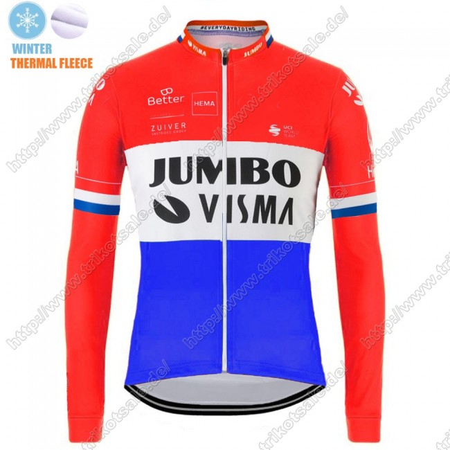 Winter Thermal Fleece Jumbo Visma 2021 Dutch Fahrradbekleidung Radtrikot Langarm RLNQA Winter Thermal Fleece Jumbo Visma 2021 Dutch Fahrradbekleidung Radtrikot Langarm RLNQA