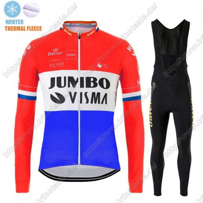 Winter Thermal Fleece Jumbo Visma 2021 Dutch Fahrradbekleidung Radtrikot Langarm+Lang Trägerhose ISXPH Winter Thermal Fleece Jumbo Visma 2021 Dutch Fahrradbekleidung Radtrikot Langarm+Lang Trägerhose ISXPH