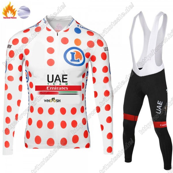 Winter Thermal Fleece UAE EMIRATES Tour De France 2021 Fahrradbekleidung Radtrikot Langarm+Lang Trägerhose IMGMJ Winter Thermal Fleece UAE EMIRATES Tour De France 2021 Fahrradbekleidung Radtrikot Langarm+Lang Trägerhose IMGMJ