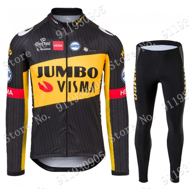 Jumbo Visma Tour De France 2021Fahrradbekleidung Radtrikot Langarm+Lange Trägerhosen 236 GbK4I Jumbo Visma Tour De France 2021Fahrradbekleidung Radtrikot Langarm+Lange Trägerhosen 236 GbK4I