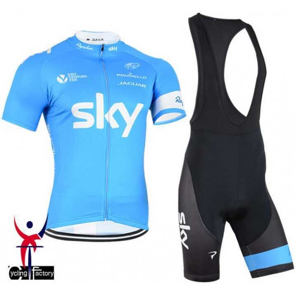 2015 Sky Fahrradbekleidung Radteamtrikot Kurzarm+Kurz Radhose Kaufen BDHB0 2015 Sky Fahrradbekleidung Radteamtrikot Kurzarm+Kurz Radhose Kaufen BDHB0