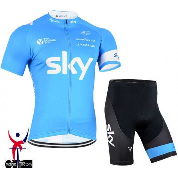 2015 Sky Fahrradbekleidung trikot Kurzarm+Kurz Radhose 5Z36C 2015 Sky Fahrradbekleidung trikot Kurzarm+Kurz Radhose 5Z36C