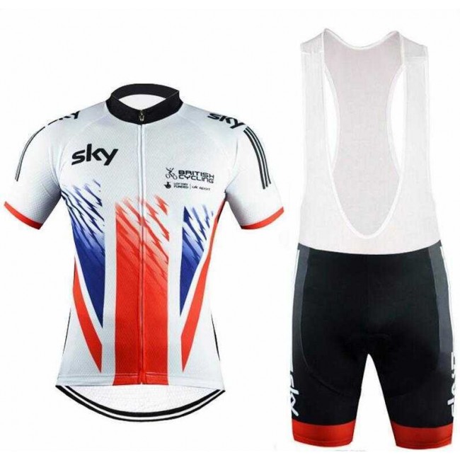 2016 SKY British Fahrradbekleidung Radteamtrikot Kurzarm+Kurz Radhose Kaufen Rot weiß Schwarz AHXAD 2016 SKY British Fahrradbekleidung Radteamtrikot Kurzarm+Kurz Radhose Kaufen Rot weiß Schwarz AHXAD