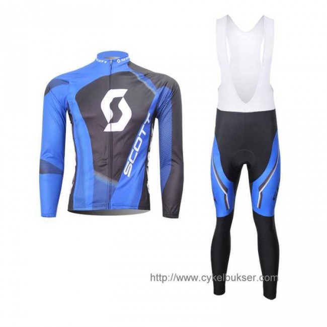SCOTT RC Pro Fahrradbekleidung Tikotlangarm+Lang Trägerhose blau G636J SCOTT RC Pro Fahrradbekleidung Tikotlangarm+Lang Trägerhose blau G636J