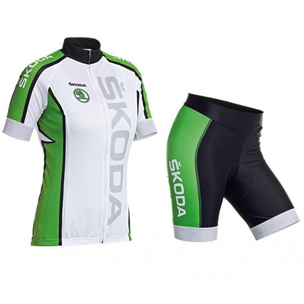 2016 SKODA Set Radtrikot Kurzarm Sprot+Radhose Damen YLL98 2016 SKODA Set Radtrikot Kurzarm Sprot+Radhose Damen YLL98