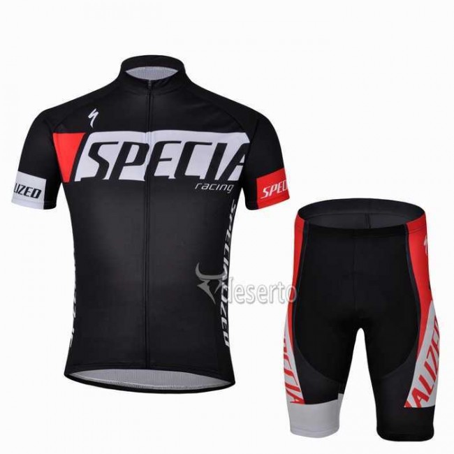 Specialized Racing Radbekleidung Radtrikot Kurzarm und Fahrradhosen Kurz Schwarz S5U76 Specialized Racing Radbekleidung Radtrikot Kurzarm und Fahrradhosen Kurz Schwarz S5U76