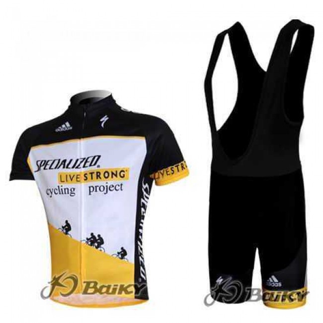 Specialized Livestrong Fahrradbekleidung Radteamtrikot Kurzarm+Kurz Radhose Kaufen weiß gelb L93I8 Specialized Livestrong Fahrradbekleidung Radteamtrikot Kurzarm+Kurz Radhose Kaufen weiß gelb L93I8