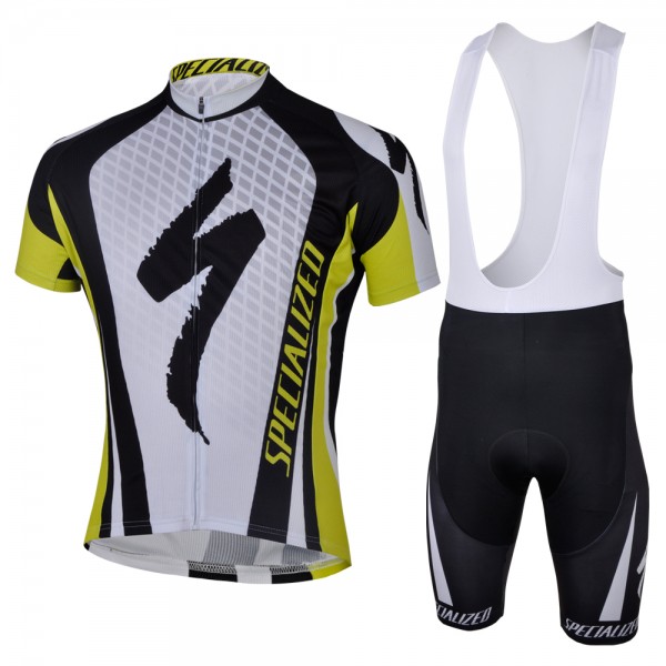 2013 Specialized wielershirts Korte mouw+fietsbroekje weiß Schwarz gelb C6W9M 2013 Specialized wielershirts Korte mouw+fietsbroekje weiß Schwarz gelb C6W9M