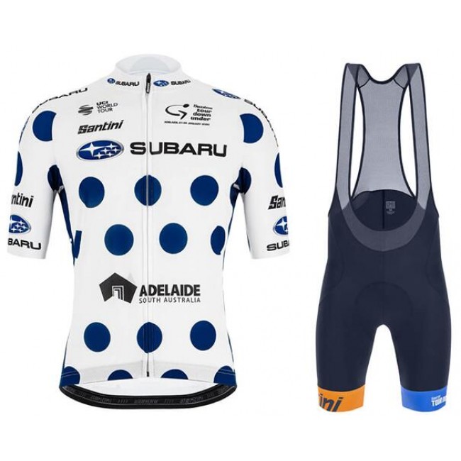 TOUR DOWN UNDER 2020 Fahrradbekleidung Kurzamtrikot+Trägerhose kurz Subaru TOUR DOWN UNDER 2020 Fahrradbekleidung Kurzamtrikot+Trägerhose kurz Subaru