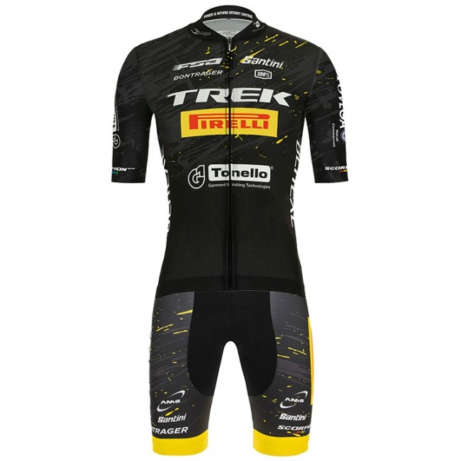 TREK PIRELLI 2020 Fahrradbekleidung Set Radtrikot Kurzarm+kurze Radhose TREK PIRELLI 2020 Fahrradbekleidung Set Radtrikot Kurzarm+kurze Radhose