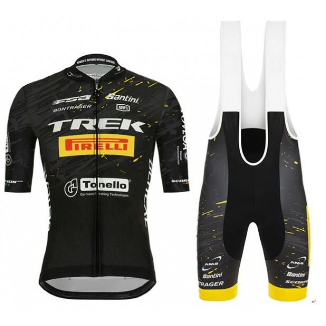 TREK PIRELLI 2020 Fahrradbekleidung Set Radtrikot Kurzarm+Trägerhose kurz TREK PIRELLI 2020 Fahrradbekleidung Set Radtrikot Kurzarm+Trägerhose kurz