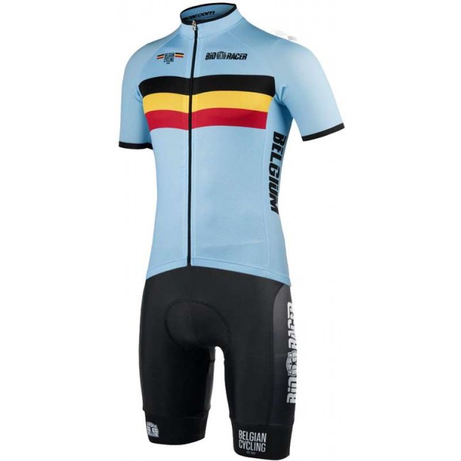 BELGIEN 2020 Fahrradbekleidung Set Radtrikot Kurzarm+Radhose Kurzarm-BioRacer Radsport-National-Team BELGIEN 2020 Fahrradbekleidung Set Radtrikot Kurzarm+Radhose Kurzarm-BioRacer Radsport-National-Team