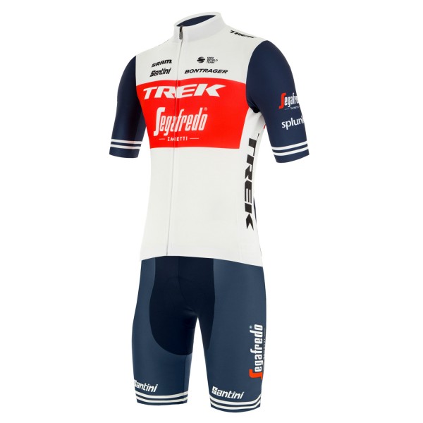 TREK-SEGAFREDO 2020 Fahrradbekleidung Set Radtrikot langer RV+Radhose kurz TREK-SEGAFREDO 2020 Fahrradbekleidung Set Radtrikot langer RV+Radhose kurz
