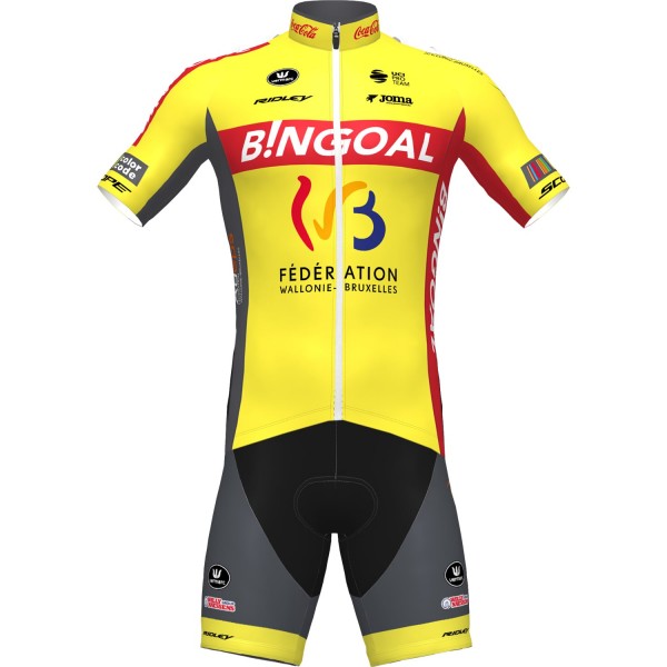 WALLONIE-BRUXELLES 2020 Fahrradbekleidung Radtrikot kurzarm+Radhose kurz WALLONIE-BRUXELLES 2020 Fahrradbekleidung Radtrikot kurzarm+Radhose kurz