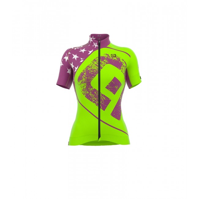 ALE PRR STARS Damen Fahrradbekleidung Radtrikot violet A06RH ALE PRR STARS Damen Fahrradbekleidung Radtrikot violet A06RH