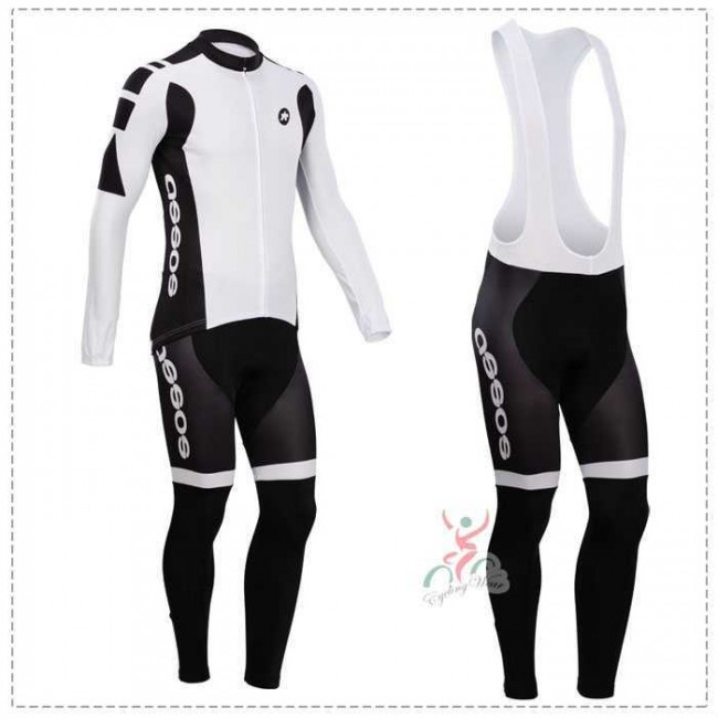 Assos 2014Fahrradbekleidung Set Langarmtrikot+Lange Trägerhose Schwarz weiß GKZ3V Assos 2014Fahrradbekleidung Set Langarmtrikot+Lange Trägerhose Schwarz weiß GKZ3V
