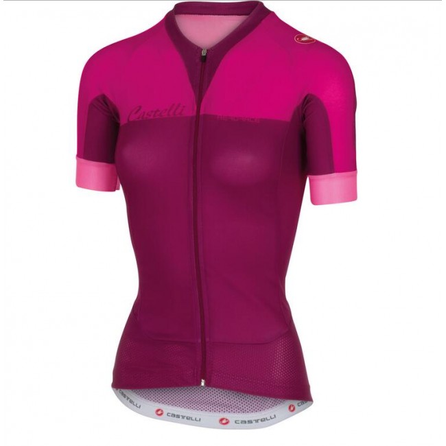 2016 Castelli vrouwen Aero Fahrradbekleidung Radtrikot roze B9DXY 2016 Castelli vrouwen Aero Fahrradbekleidung Radtrikot roze B9DXY