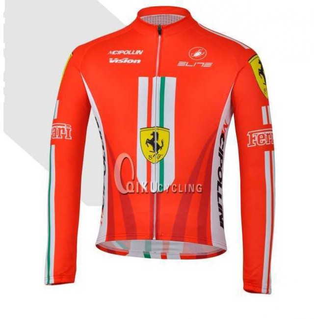 Ferrari Teams Castelli Cipollini Fahrradbekleidung Radtrikot Langarmen DLNFW Ferrari Teams Castelli Cipollini Fahrradbekleidung Radtrikot Langarmen DLNFW