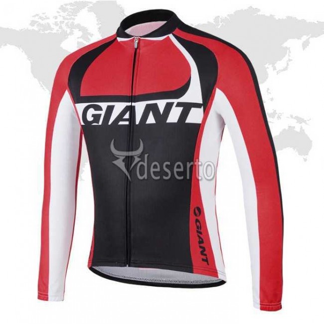 2014 Giant Fahrradbekleidung Radtrikot Langarmen Schwarz Rot 21OP7 2014 Giant Fahrradbekleidung Radtrikot Langarmen Schwarz Rot 21OP7