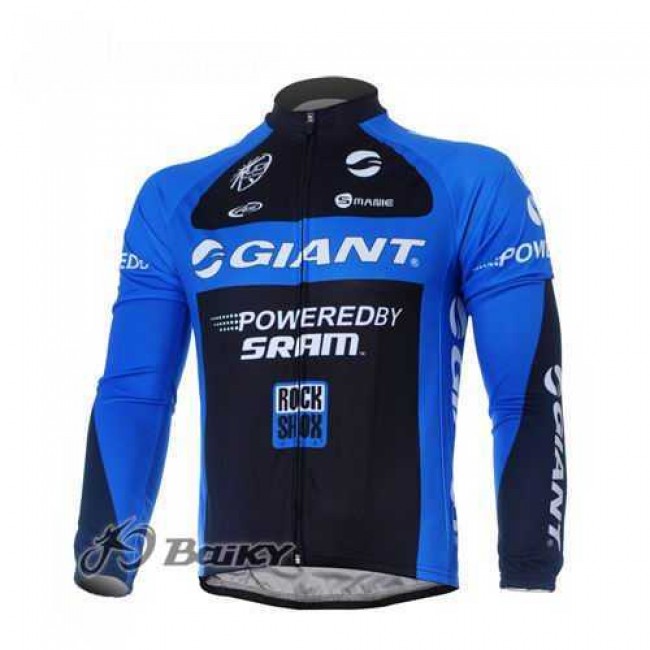 Giant Sram Pro Team Radtrikot Langarm Schwarz blau 95GNB Giant Sram Pro Team Radtrikot Langarm Schwarz blau 95GNB