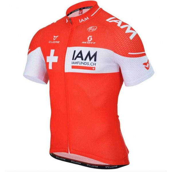 2015 IAM Fahrradtrikot Radsport Rot ER9C1 2015 IAM Fahrradtrikot Radsport Rot ER9C1