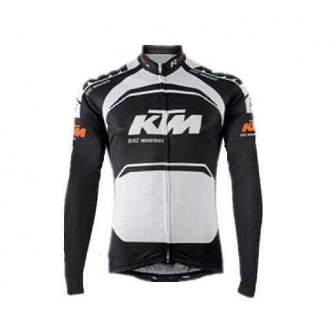 2015 KTM Pro team Schwarz weiß lange mouw 7NGF4 2015 KTM Pro team Schwarz weiß lange mouw 7NGF4