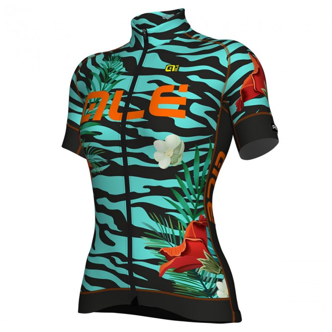 Damen Ale Graphics PRR Flowers-blau Fahrradbekleidung Radtrikot DSM39 Damen Ale Graphics PRR Flowers-blau Fahrradbekleidung Radtrikot DSM39
