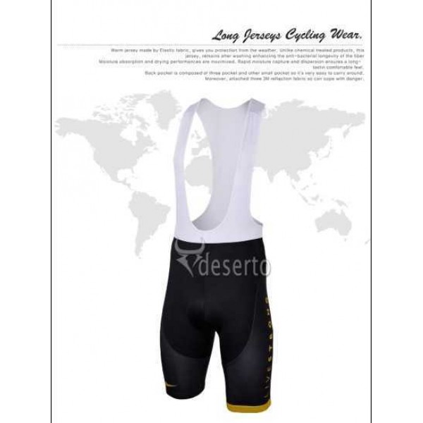Livestrong Kurz Radhose Schwarz gelb 2013 22RL7 Livestrong Kurz Radhose Schwarz gelb 2013 22RL7