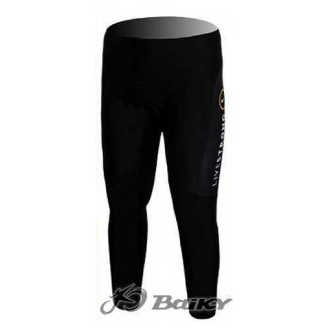 Livestrong Lange Fahrradhose Schwarz weiß DY4JA Livestrong Lange Fahrradhose Schwarz weiß DY4JA