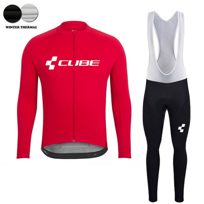 2018 Cube Rot Winter Fahrradbekleidung Set Langarmtrikot+Lange Trägerhose BMO75 2018 Cube Rot Winter Fahrradbekleidung Set Langarmtrikot+Lange Trägerhose BMO75