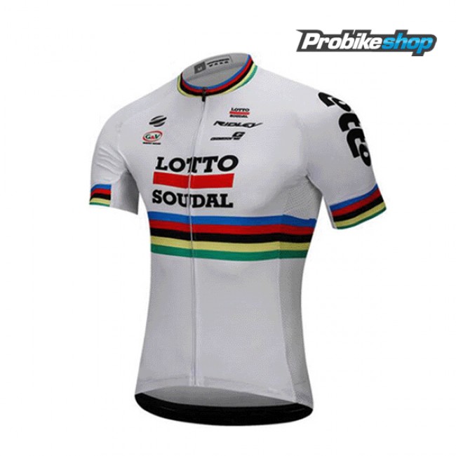 2018 Lotto Soudal weiß Fahrradbekleidung Radtrikot Langarm 4T6YH 2018 Lotto Soudal weiß Fahrradbekleidung Radtrikot Langarm 4T6YH