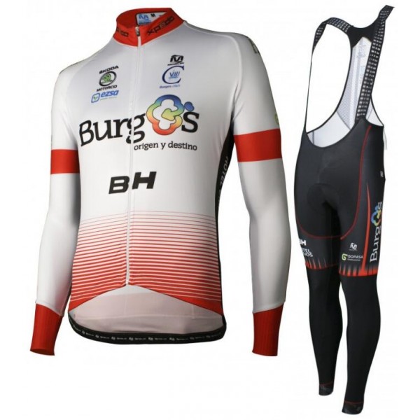 Burgos BH Pro Team 2018 Fahrradbekleidung Set Langarmtrikot+Lange Trägerhose 1V5L9 Burgos BH Pro Team 2018 Fahrradbekleidung Set Langarmtrikot+Lange Trägerhose 1V5L9