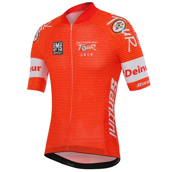 Deutschland Tour 2018 Rot Fahrradbekleidung Radtrikot 75E4Y Deutschland Tour 2018 Rot Fahrradbekleidung Radtrikot 75E4Y