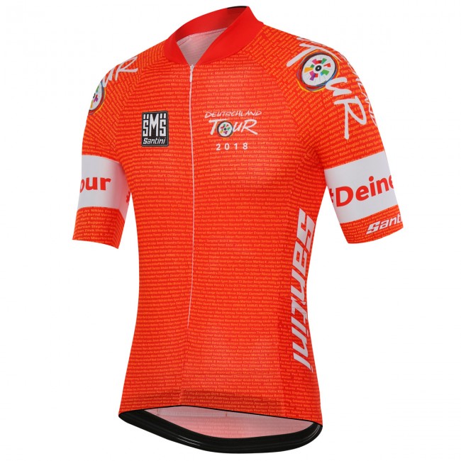 Deutschland Tour 2018 Rot Fahrradbekleidung Radtrikot 75E4Y Deutschland Tour 2018 Rot Fahrradbekleidung Radtrikot 75E4Y