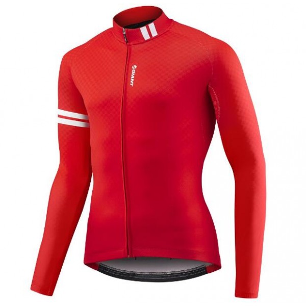 Giant Podium Fahrradbekleidung Radtrikot Langarm red/white EL1W5 Giant Podium Fahrradbekleidung Radtrikot Langarm red/white EL1W5