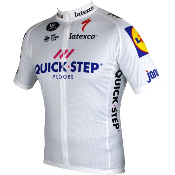 Quick-Step Floors 2018 Tour Special Edition weiß Fahrradbekleidung Radtrikot 74C12 Quick-Step Floors 2018 Tour Special Edition weiß Fahrradbekleidung Radtrikot 74C12