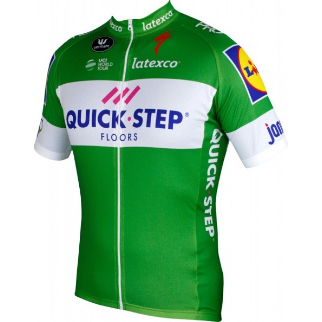 Quick-Step Floors 2018 Tour Special Edition grün Fahrradbekleidung Radtrikot A8WBG Quick-Step Floors 2018 Tour Special Edition grün Fahrradbekleidung Radtrikot A8WBG