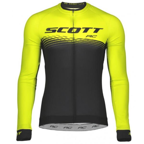 SCOTT RC PRO Fahrradbekleidung Radtrikot Langarm sulphur yellow/black GW65A SCOTT RC PRO Fahrradbekleidung Radtrikot Langarm sulphur yellow/black GW65A