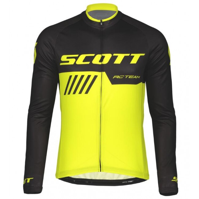Scott RC TEAM 10 Fahrradbekleidung Radtrikot Langarm black/sulphur yellow HRXCK Scott RC TEAM 10 Fahrradbekleidung Radtrikot Langarm black/sulphur yellow HRXCK